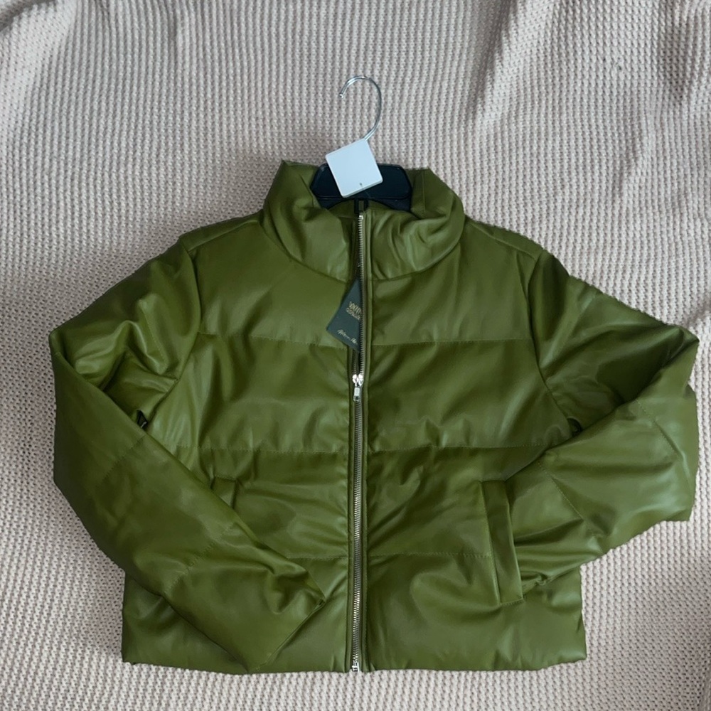 Active USA Olive Green Puffer Jacket